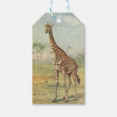  Giraffe Cadeaulabel (Voorkant)