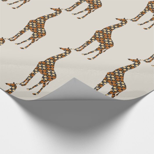 Giraffe Cadeaupapier (Hoek)