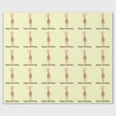 Giraffe Cadeaupapier (Vlak)