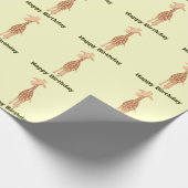 Giraffe Cadeaupapier (Hoek)
