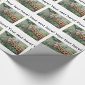 Giraffe Cadeaupapier (Hoek)