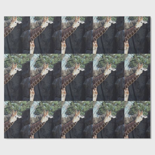 Giraffe Cadeaupapier (Vlak)