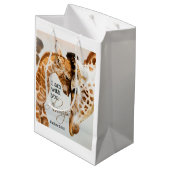 Giraffe cadeautas (Achterkant Gekanteld)