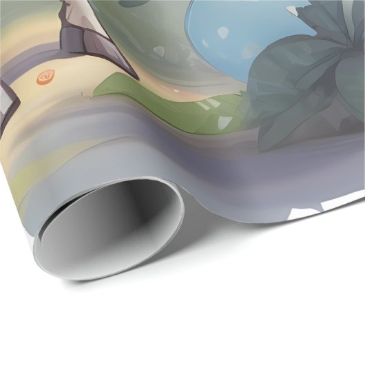 Giraffe & Cake in het Oerwoud | Inpakpapier (Rol Hoek)