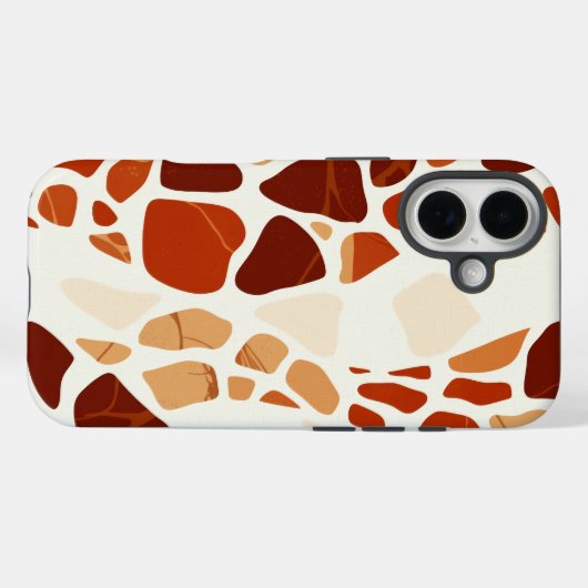 Giraffe camouflage telefoonhoesje Case-Mate iPhone case (Achterkant (horizontaal))