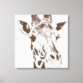 Giraffe Canvas Afdruk (Voorkant)
