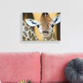 Giraffe Canvas Afdruk (Insitu (Woonkamer))