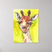 Giraffe Canvas Afdruk (Voorkant)
