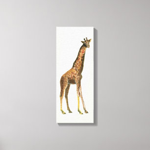 Giraffe Canvas Afdruk