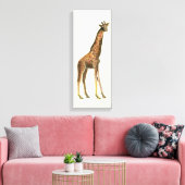 Giraffe Canvas Afdruk (Insitu (Woonkamer))