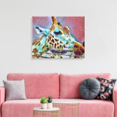 GIRAFFE CANVAS AFDRUK (Insitu (Woonkamer))