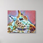 GIRAFFE CANVAS AFDRUK (Voorkant)