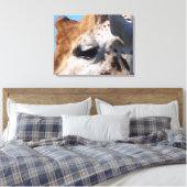 GIRAFFE CANVAS AFDRUK (Insitu (Slaapkamer))