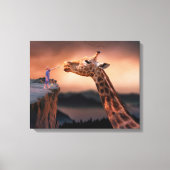 Giraffe Canvas Afdruk (Voorkant)