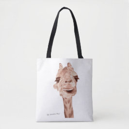 Giraffe Canvas Tas