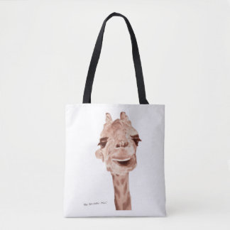 Giraffe Canvas Tas