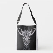 Giraffe canvas tas (Achterkant)