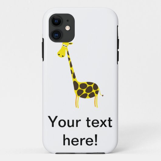 Giraffe cartoon Case-Mate iPhone case (Achterkant)