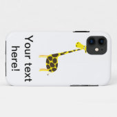 Giraffe cartoon Case-Mate iPhone case (Achterkant (horizontaal))