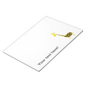 Giraffe cartoon notitieblok (Schuin)