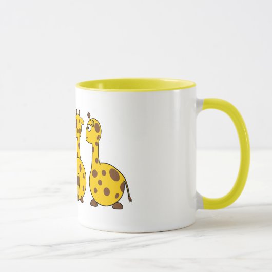 Giraffe cartoons mok (Rechts)