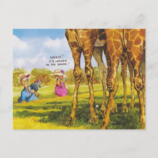 Giraffe cartoons voor kinderen briefkaart (Voorkant)