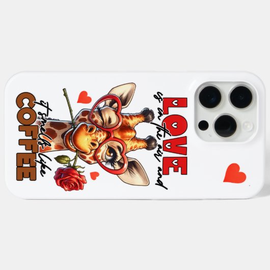 Giraffe Case-Mate iPhone Case (Achterkant (horizontaal))