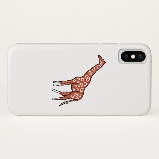 Giraffe Case-Mate iPhone Case (Achterkant (horizontaal))