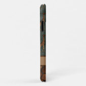 Giraffe Chic Script Naam Stijlvol Trendy Safari Case-Mate iPhone Case (Achterkant/rechts)
