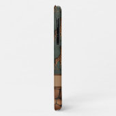 Giraffe Chic Script Naam Stijlvol Trendy Safari Case-Mate iPhone Case (Achterkant/links)
