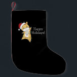 Giraffe Christmas Giraffes Winter Animals Cl Kleine Kerstsok<br><div class="desc">De giraf voor Kerstmis met sprookjes. Vreemde dieren met geschenken en sneeuw voor de feestdagen. Ook grappig voor Kerstmis in juli. Giraffes zijn zoete dieren en perfect voor Kerstmis.</div>