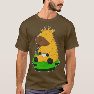 Giraffe Coffee Cup T-shirt