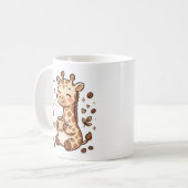 Giraffe Coffee Kawaii Mok (Voorkant links)