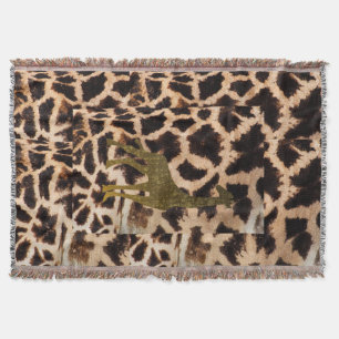 Giraffe Collage Kunst Dier Safari Dierenpark Kleur Deken