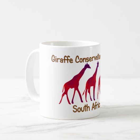 Giraffe Conservation Mok (Voorkant links)