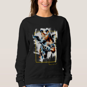 Giraffe Cool - Animal Motif Art Animal Giraffe Trui