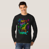 Giraffe  Coole Feestbeest T-shirt (Voorkant volledig)
