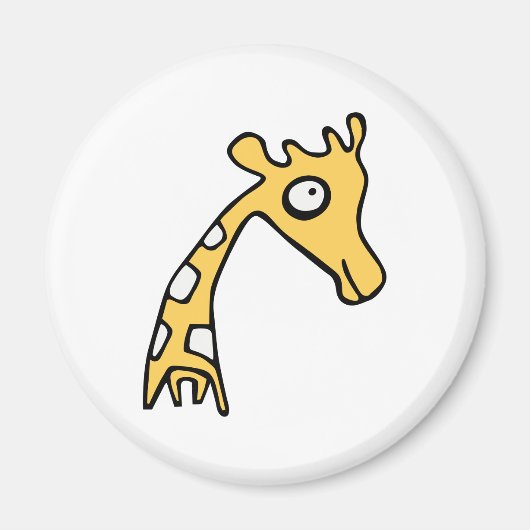 Giraffe coole illustratie magneet (Voorkant)