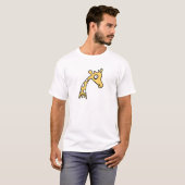 Giraffe coole illustratie t-shirt (Voorkant volledig)