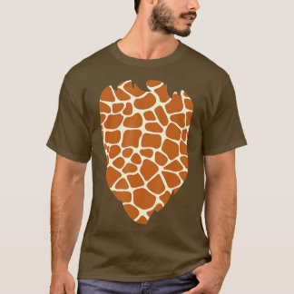 Giraffe Costume Belly Giraffe Patroon Trick of TR T-shirt