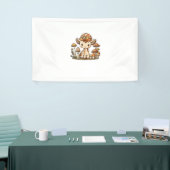 Giraffe Cottagecore Mushroom _1 Spandoek (Beurs)