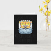 Giraffe Couple Cute Love This Is Our Cuddle  Kaart (Gele Bloem)