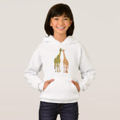 Giraffe Couple Hoodie (Voorkant volledig)