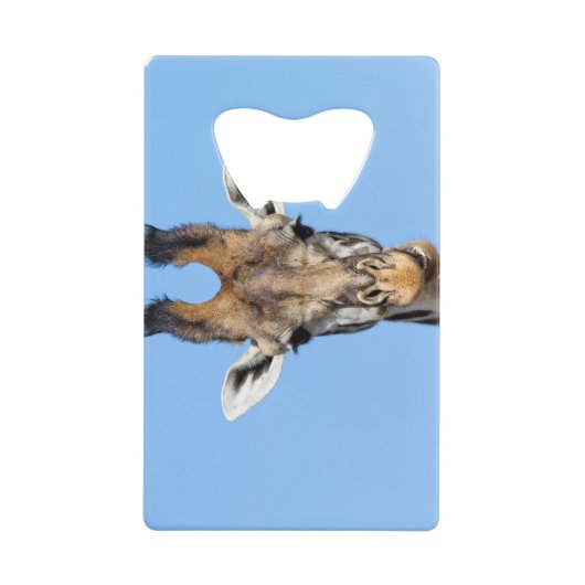 Giraffe Creditkaart Flessenopener (Voorkant)