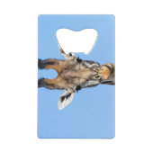 Giraffe Creditkaart Flessenopener (Achterkant)