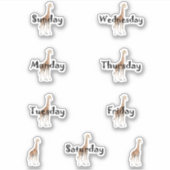 Giraffe dagen op het Weekblad Sticker (Voorkant)