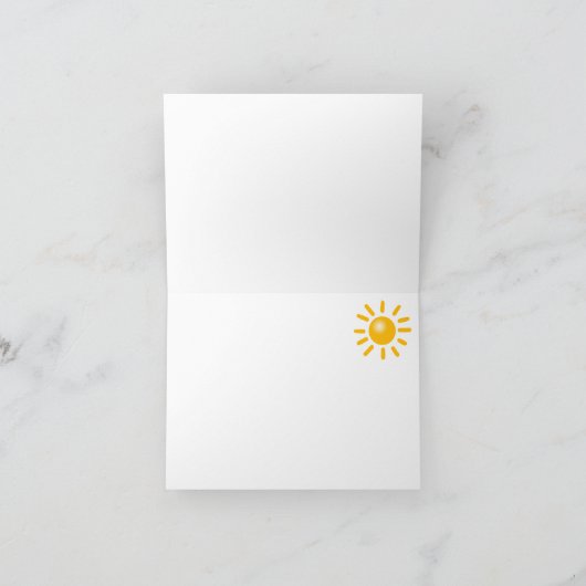 Giraffe - dank u bedankkaart (Binnen)