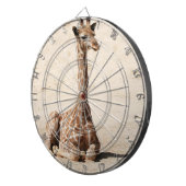 Giraffe Dartboard Dartbord (Voorkant Rechts)