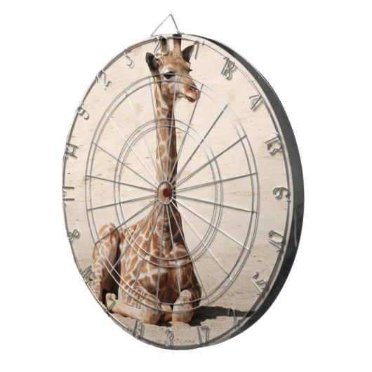 Giraffe Dartboard Dartbord (Voorkant Rechts)