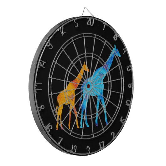 Giraffe Dartbord (Voorkant Links)
